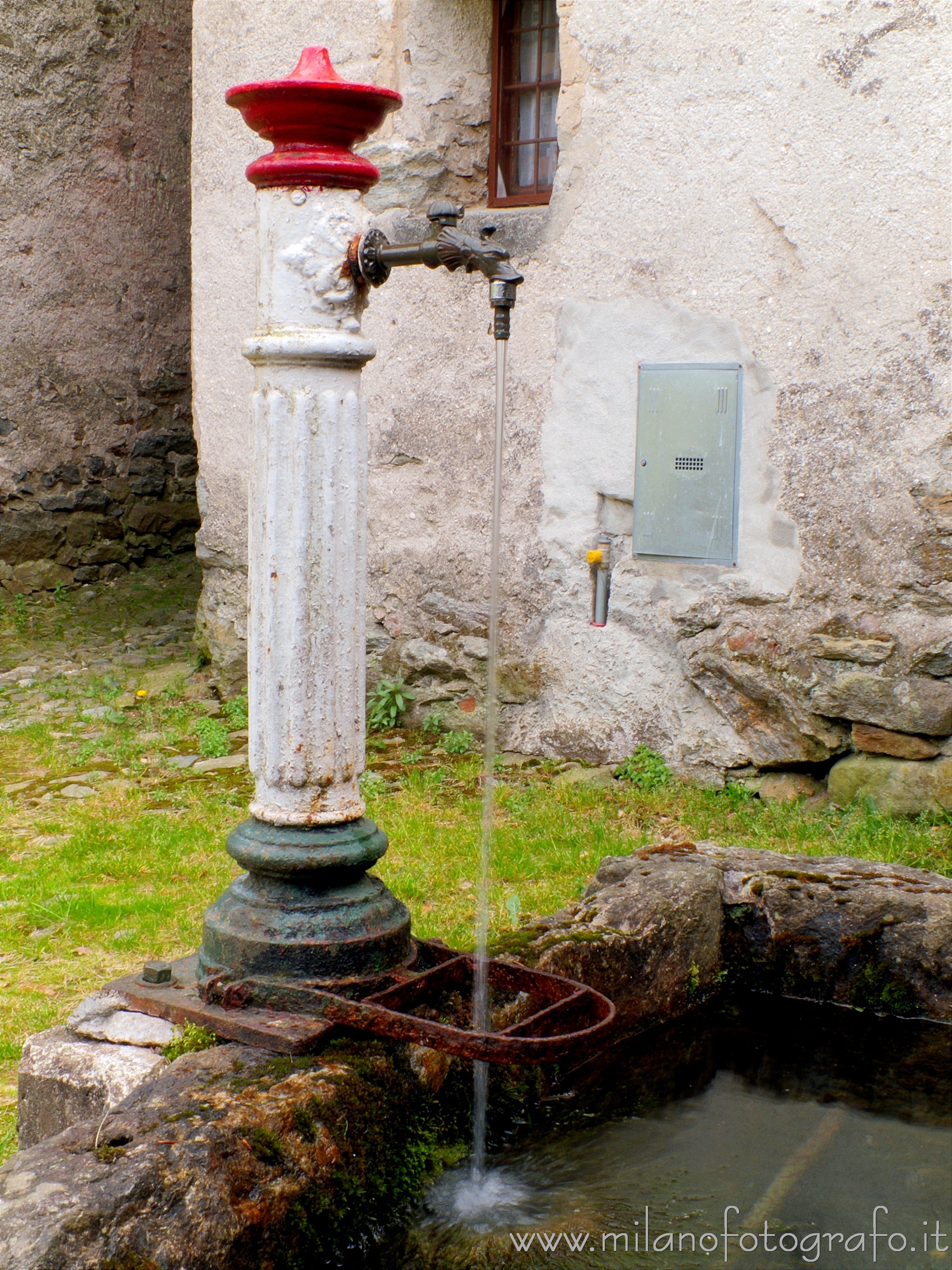 Piedicavallo (Biella, Italy) - Fountain in the hamlet Montesinaro